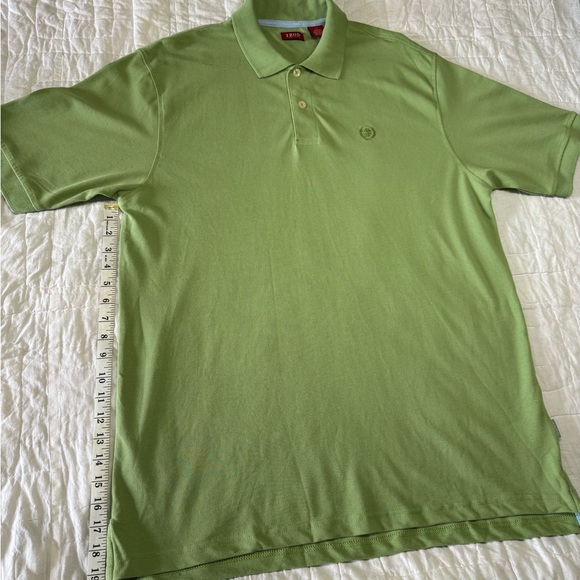 NEW Mens Green Izod Polo shirt size Large - Picture 5 of 8